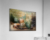 Winter Landscape With Castle In The Mountains by Albert Bredow Old Masters Fine Art Reproductions Acrylic Print