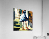 Diamond Girl Acrylic Print