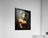 A Study in Light The Exquisite Portrait Of Countess Vivienne Moreau Gorgeous AI Concept Art by Xzendor7 Acrylic Print
