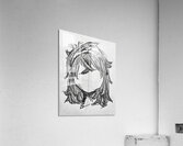 ArtX 44 Face hair  Acrylic Print