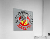 1984 Ohio State Michigan Parody Cartoon Art Acrylic Print