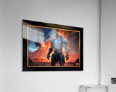 Dramatic Portrait Of Captain Keldor Of The Osmidoridian Empire Powerful AI Concept Art by Xzendor7 Acrylic Print