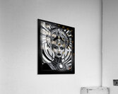 Enigmatic Portrait Of The Art Deco Beauty Lysandra Isolde-Rhiannon Gorgeous AI Concept Art by Xzendor7 Acrylic Print