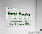 Go You Green Meanies Acrylic Print