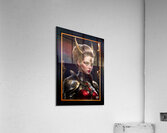 The Noble Gaze Of The Regal Beauty Seraphiel Morian Gorgeous AI Concept Art by Xzendor7 Acrylic Print