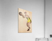 1940s Baylor Bears Basketball Player Art Acrylic Print