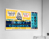 1935 Columbia Lions at Navy Midshipmen Acrylic Print