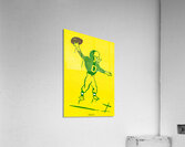 Vintage Oregon Duck Quarterback Cartoon Acrylic Print