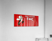 1987 The Mighty SWC Texas Tech Cartoon Art Acrylic Print