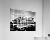 Trivet Black and White Acrylic Print