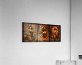 Golden Visions Portraits of Timeless Elegance AI Concept Art by Xzendor7 Acrylic Print