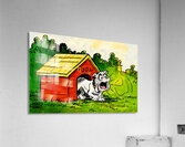 1960s Georgia Bulldog Cartoon Art by Phil Neel  Acrylic Print
