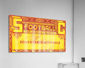 1949 USC Trojans Football Ticket Remix Wall Art  Acrylic Print