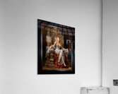 Regal Vision Of Lady Crysilda Lisalis On Throne Chair Mesmerizing AI Concept Art by Xzendor7 Acrylic Print