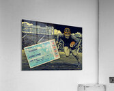 1941 Notre Dame Ticket Stub Remix Art Acrylic Print
