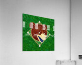 1940 Chicago Cubs Baseball Diamond Art Remix  Acrylic Print