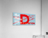 1966 Dayton Flyers Ticket Art Acrylic Print