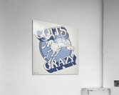 1980s Baltimore Colts Art  Acrylic Print
