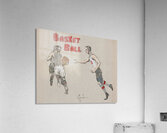 Early 1900s Georgia Basketball Art  Acrylic Print