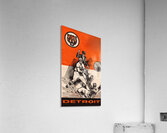 1938 Detroit Tigers Scorecard Art Remix  Acrylic Print