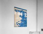 1946 Detroit Lions Art  Acrylic Print