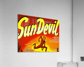 1950s Sun Devil Brand Art  Acrylic Print