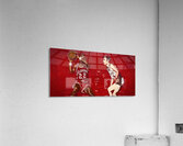 1970s Oklahoma Sooners Basketball Art  Acrylic Print