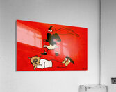 1953 Texas Tech Red Raider Stomping Arizona Wildcat  Acrylic Print