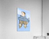 Early 1900s UNC Tar Heel Football Player Art  Acrylic Print