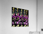Groovy Foxgloves Pinks and Yellows  Acrylic Print