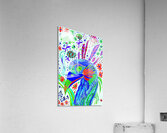 Abstract Blue Avian Acrylic Print