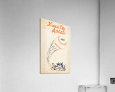 1963 Kansas City Athletics Baseball Art  Acrylic Print