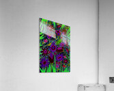Abstract Neon Floral Dance Acrylic Print