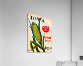 1947 Iowa Hawkeyes at Ohio State Buckeyes Football Cover Art Acrylic Print