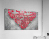Early 1900s Ohio State University Art Remix Acrylic Print