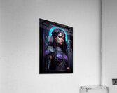 Trellia Valerius Guardian Of The Eternal Sanctum Of Aerilon Alluring AI Concept Art by Xzendor7 Acrylic Print
