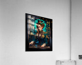 Engineer Portrait Of Steampunk Artisan Velora Vellania Captivating AI Concept Art by Xzendor7 Acrylic Print