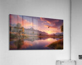 Leonardo Vision XL A breathtaking sunset landscap Acrylic Print