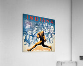 1930s Vintage Indiana Hoosiers Football Art Acrylic Print