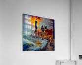 2 STORY......VELVET ABSTRACT Acrylic Print