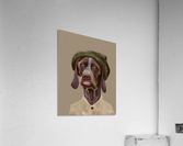 hipster dog Acrylic Print