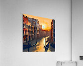 5 P. M. IN VENICE.....VELVET ABSTRACT Acrylic Print