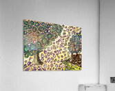 Abstract Whimsical Patterned Forest Acrylic Print