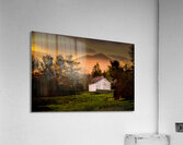 Blue Ridge Sunset Over Rustic Barn Acrylic Print