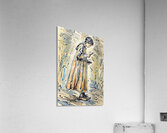 ArtXcl 054 girl with book Acrylic Print