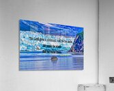 BLUE GLACIER  SCRIPTURE Acrylic Print