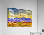 DESERT WINDMILLS  Acrylic Print