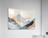 Abstract Mountain Landscape Acrylic Print