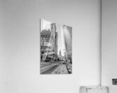 Dallas Commerce And Akard Grayscale Acrylic Print
