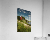 Barn and Pond Acrylic Print